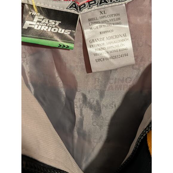 VTG 2 Fast 2 Furious Racing Jacket XL Racing Champions Movie Promo - Picture 6 of 9